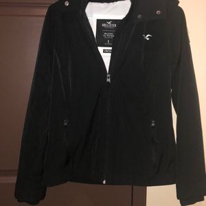 Gently used black all-weather jacket